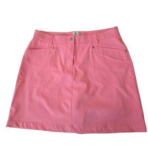 Daily Sports Womens Lyric Pink Athletic Golf Skort Size 12